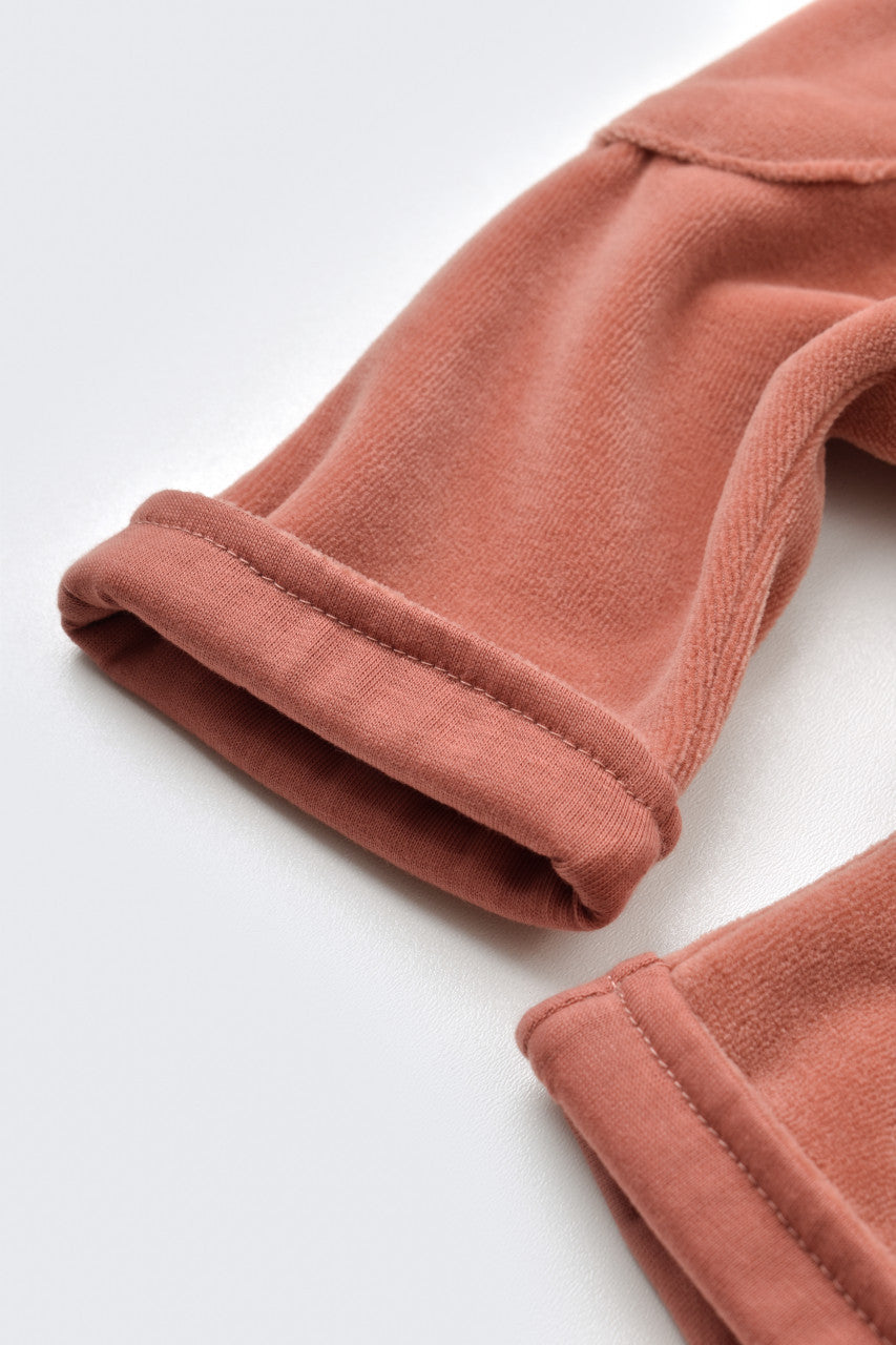 Salopeta Velvet cu bretele din 80%bumbac organic si 20% poliester - , BabyCosy